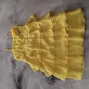 Just Kids yellow string summer dress size 10